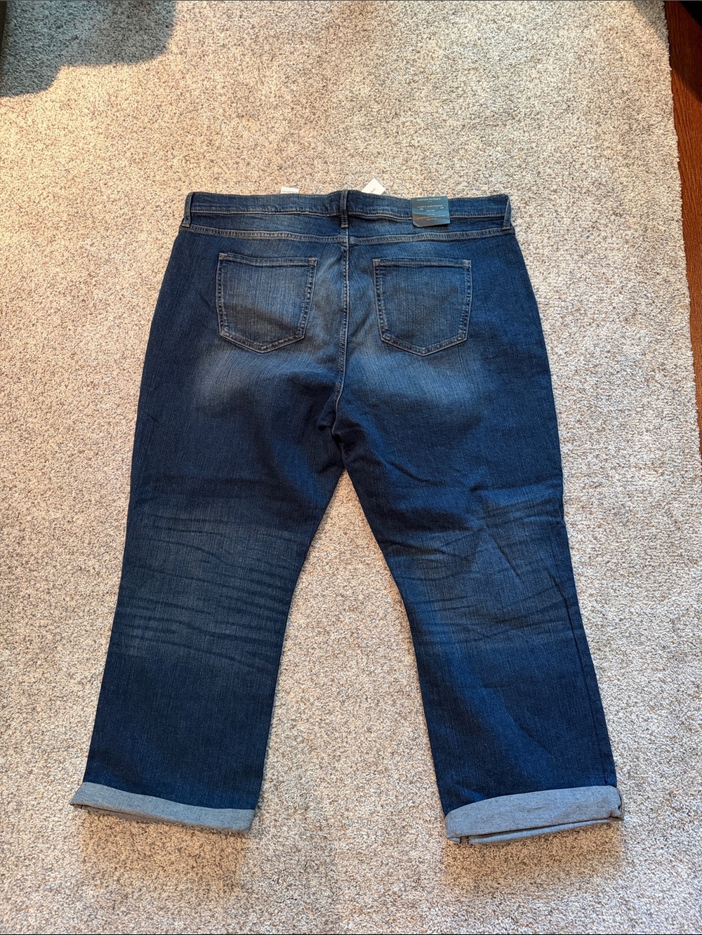 BANANA Republic Dark Blue Women's Straight-Leg Jeans - Picture 7 of 10